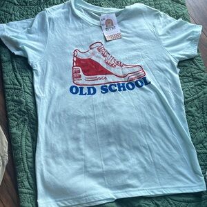 Old School Kids Short Sleeve Tee - Light Blue
